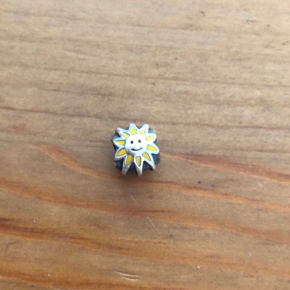 Sunflower Flower Pandora Charm